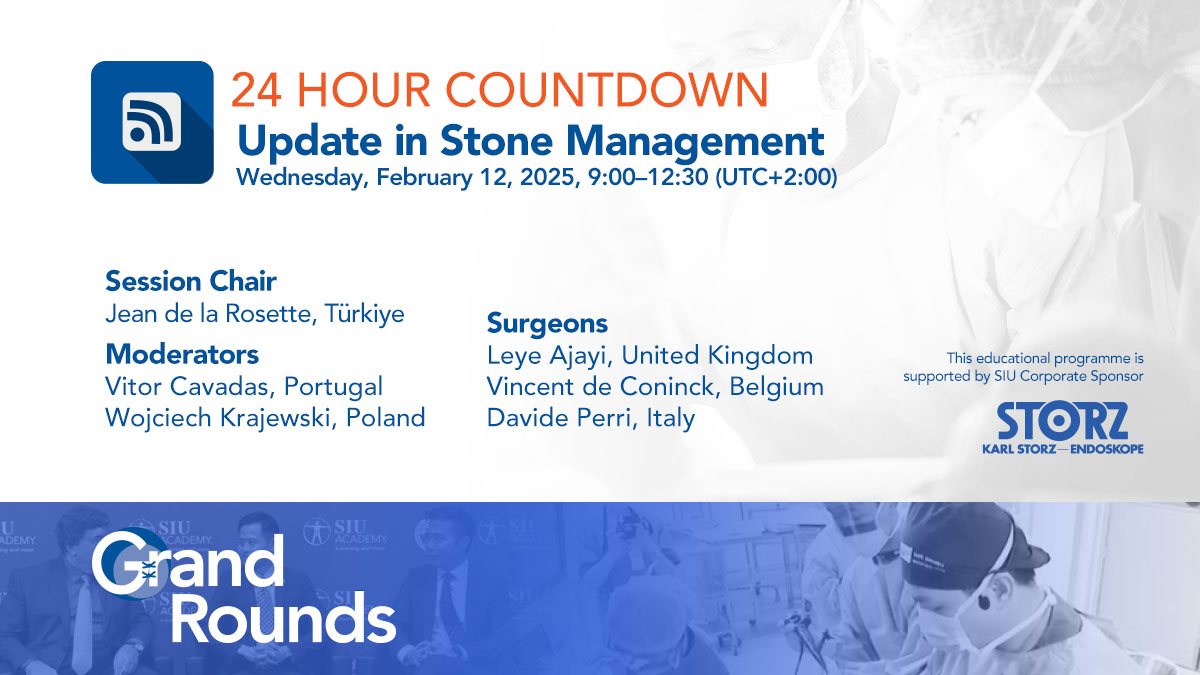 SIU-Urology (@siu_urology) on Twitter photo Register today for #eGrandRounds Update in #StoneManagement happening in just 24 hours! Learn more about #StandardECIRS and #fURS procedures. Register for this free event today!🔗bit.ly/404AdLf
<a href="/wojciechpiotrk1/">wojciech_piotr_krajewski</a> <a href="/Davide_Perri90/">Davide Perri</a>
<a href="/leye_ajayi/">Leye Ajayi</a> <a href="/Endo_Cav/">Vitor Cavadas</a> <a href="/vdconinck/">Vincent De Coninck</a> Register today for #eGrandRounds Update in #StoneManagement happening in just 24 hours! Learn more about #StandardECIRS and #fURS procedures. Register for this free event today!🔗bit.ly/404AdLf
<a href="/wojciechpiotrk1/">wojciech_piotr_krajewski</a> <a href="/Davide_Perri90/">Davide Perri</a>
<a href="/leye_ajayi/">Leye Ajayi</a> <a href="/Endo_Cav/">Vitor Cavadas</a> <a href="/vdconinck/">Vincent De Coninck</a>