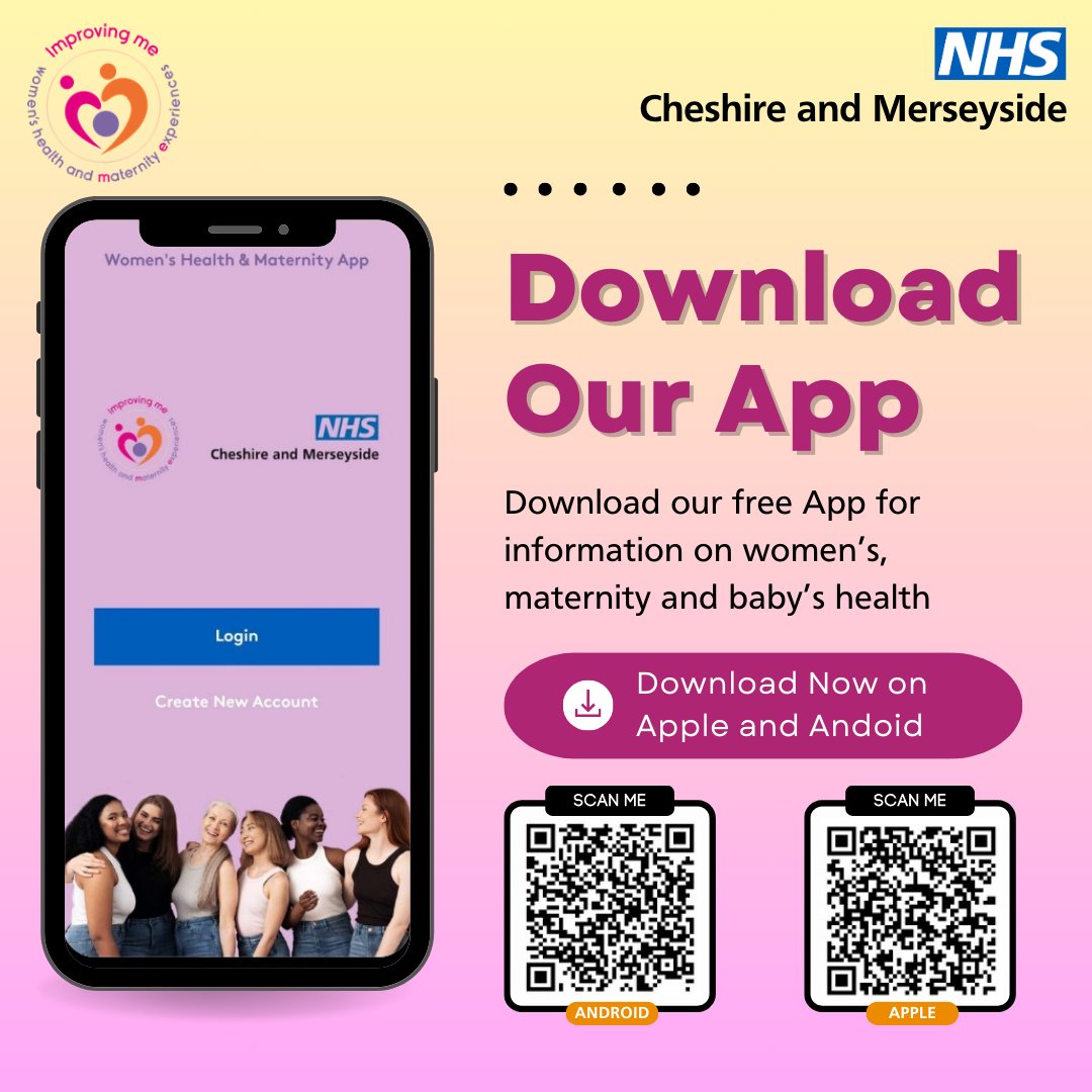 Improving Me has produced the new Women’s Health free app for information on women’s health. Find up-to-date info on mental health, menopause, pregnancy, pelvic health and more. Download today via Google Play or the App Store.