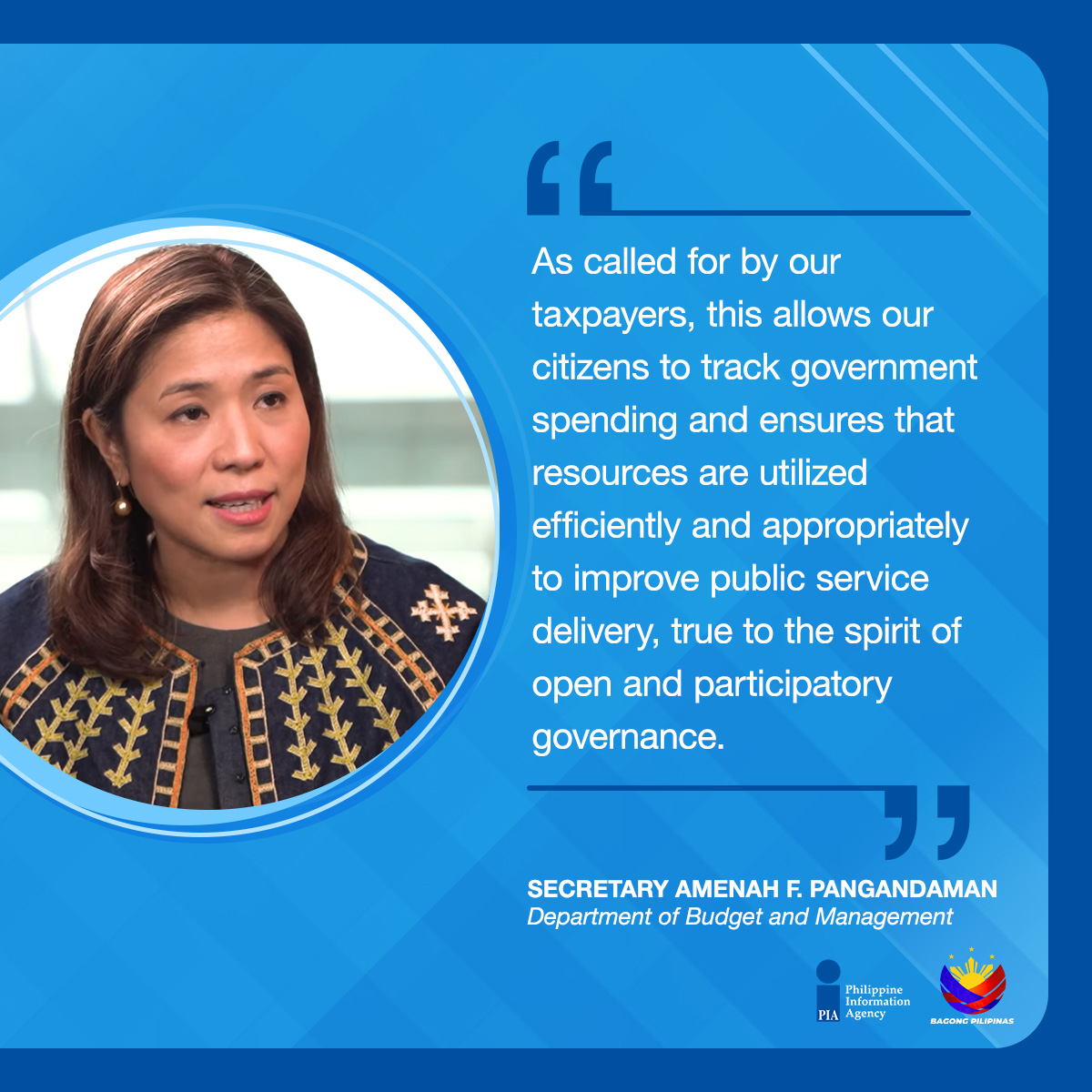 LOOK: <a href="/DBMgovph/">DBM Philippines</a> Sec. Amenah F. Pangandaman announced the implementation of the IRR of the New Gov’t Procurement Act, allowing public access to procurement data, ensuring accountability and improving public service delivery. 
Access here: officialgazette.gov.ph/2025/02/10/the…

#BagongPilipinas