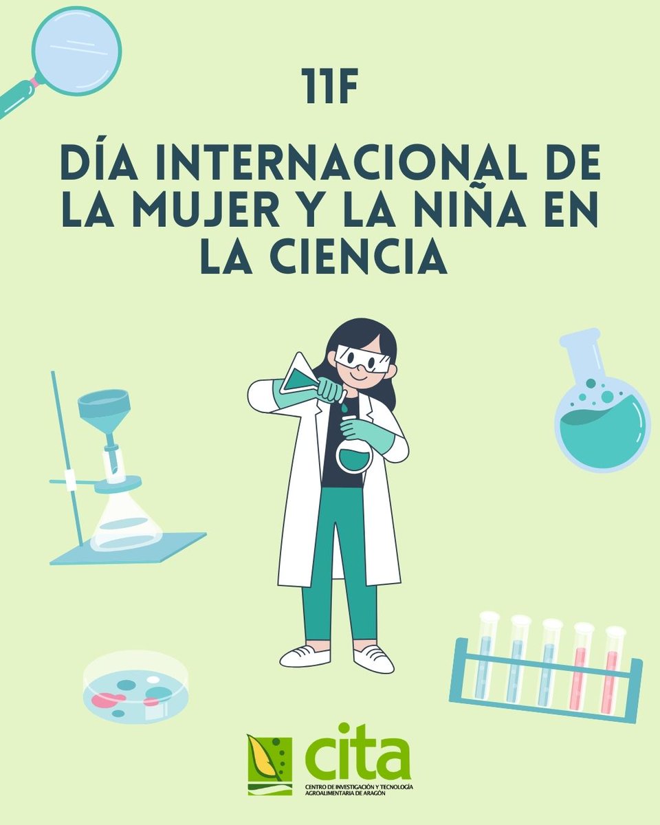 11 de febrero, Día Internacional de la Mujer y la Niña en la Ciencia🔬👧

Hoy queremos rendir homenaje a todas las mujeres que han abierto camino en la investigación agroalimentaria y a las que siguen transformando el mundo con su talento👏

#11F #11F2025 #diamujeryninaenciencia