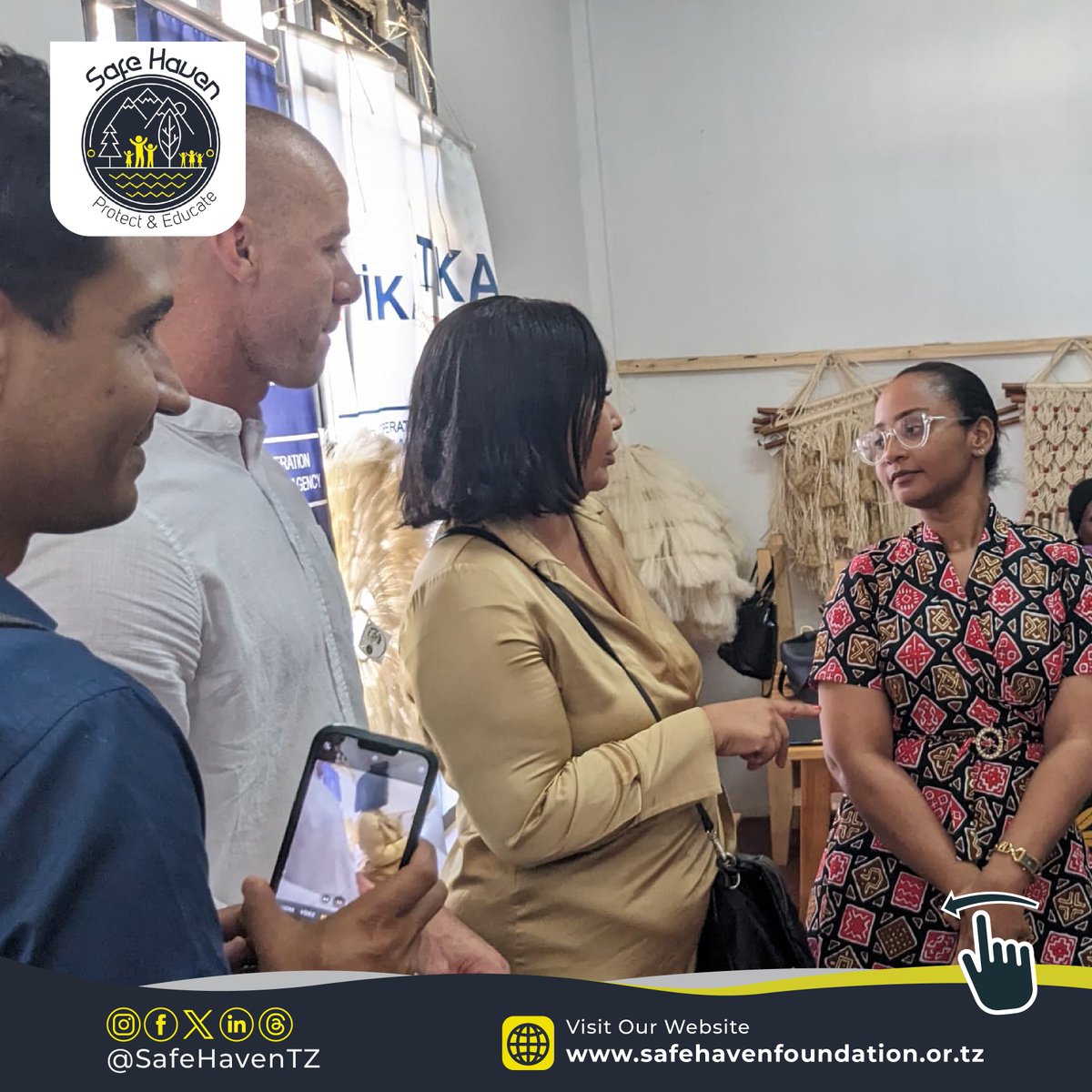 SafeHavenTZ's tweet photo. Thank you Instituto IECAP from Brazil for meeting with us to broaden diplomatic mission with Tanzania visiting #MamaJasiri project and #BongoFC https://t.co/DfRTREdoTO