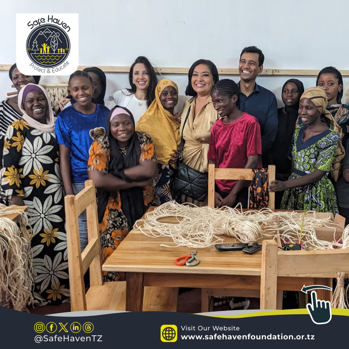 SafeHavenTZ's tweet photo. Thank you Instituto IECAP from Brazil for meeting with us to broaden diplomatic mission with Tanzania visiting #MamaJasiri project and #BongoFC https://t.co/DfRTREdoTO