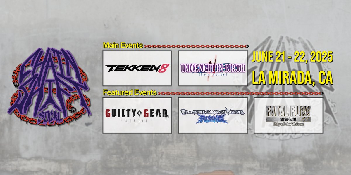 SoCal SUMA 🔜 Chains of Fate Monthly tweet media