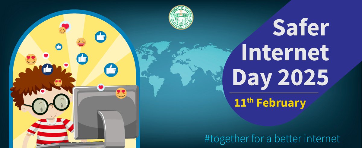 CHFW & NHM Telangana (@chfw_nhmtg) on Twitter photo A safer internet starts with each of usā Protect your privacy, Think before you click, and Spread positivity online.
<a href="/MoHFW_Telangana/">Minister for Health Department, Telangana</a> A safer internet starts with each of usā Protect your privacy, Think before you click, and Spread positivity online.
<a href="/MoHFW_Telangana/">Minister for Health Department, Telangana</a>