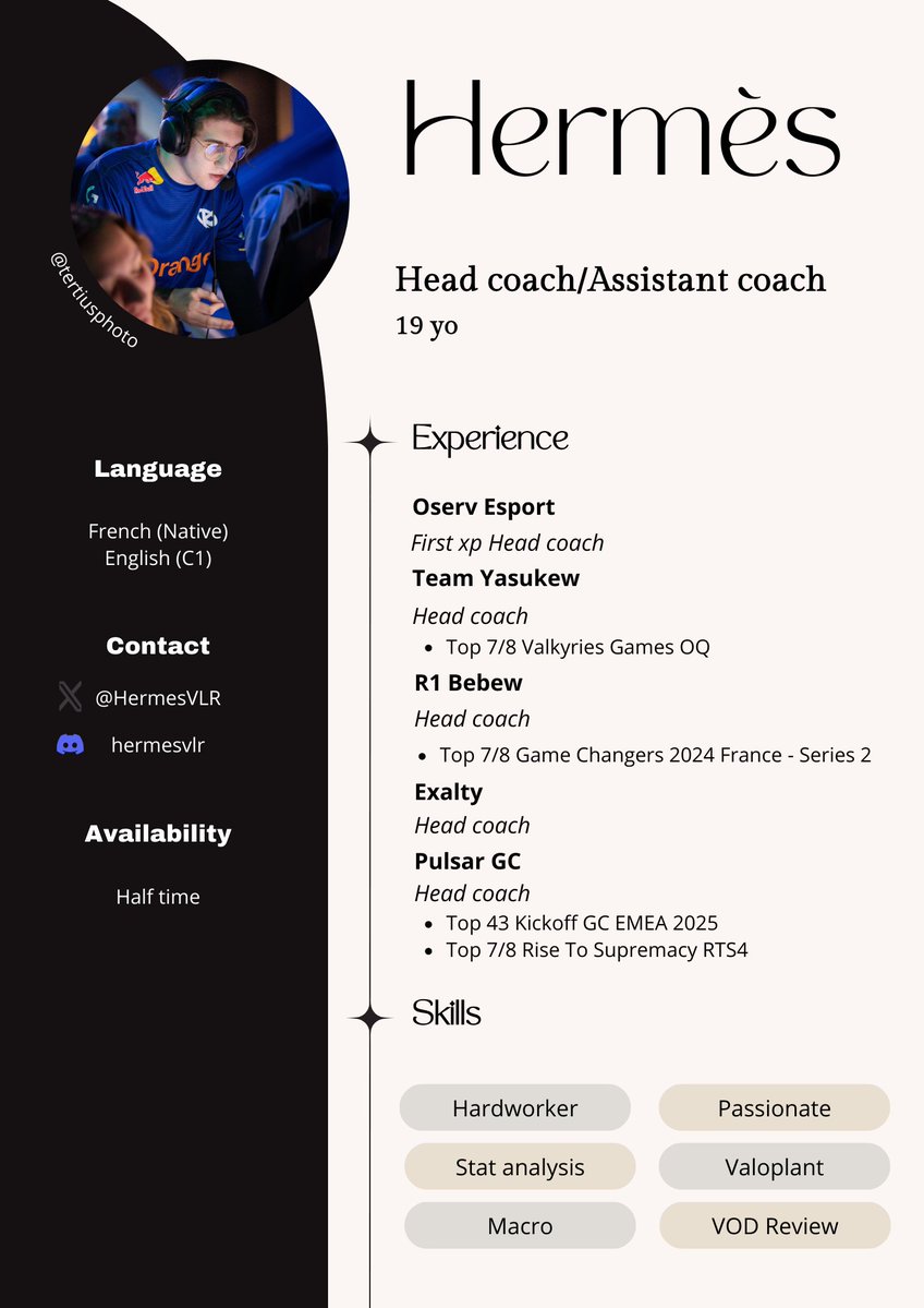 LFT GC EMEA
• Coach/Assistant coach
• FR/EN