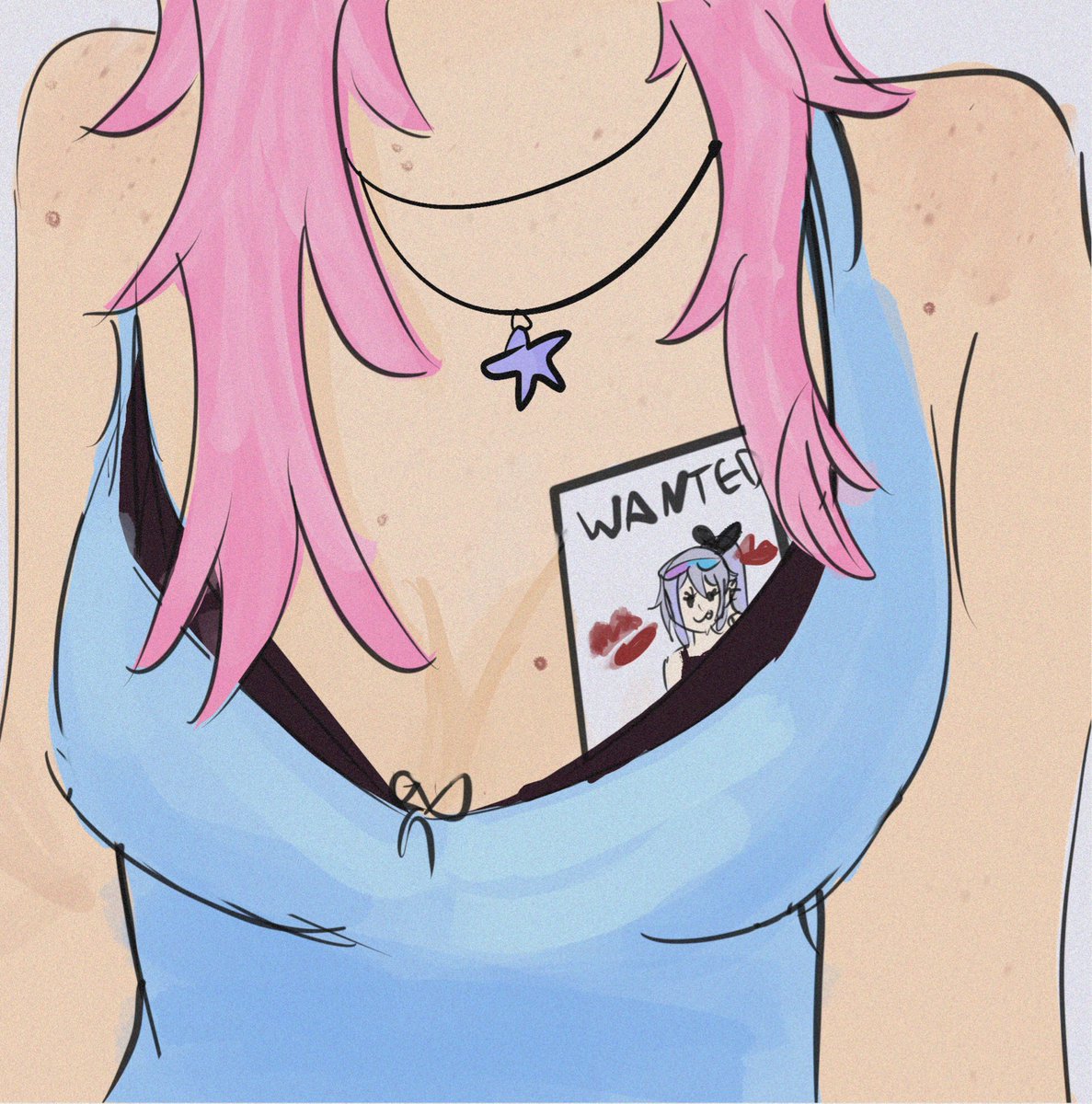 timelymarchwolf's tweet image. #marchwolf as the boob pc trend but its like… her wanted poster