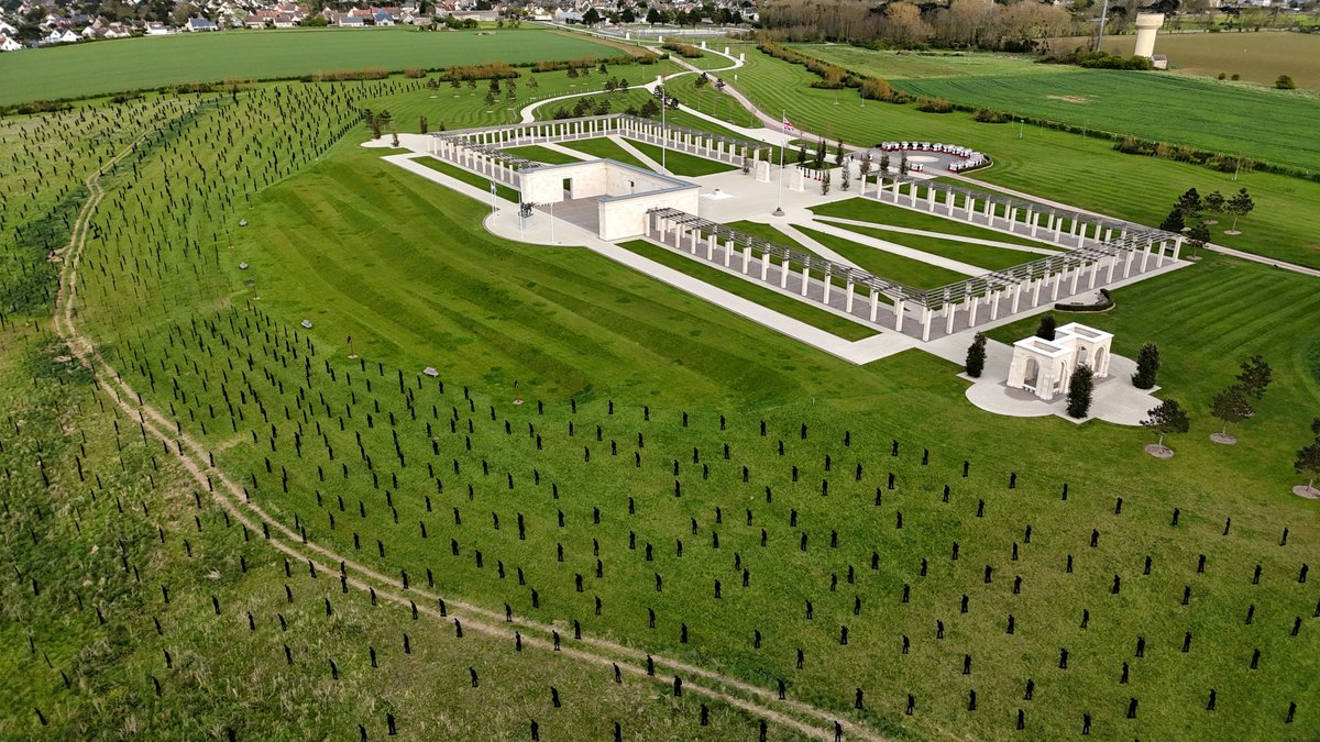 British Normandy Memorial tweet media