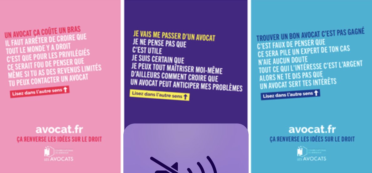 Julien BROCHOT (@julienbrochot) on Twitter photo Franchement, on trashe souvent la comm' de <a href="/CNBarreaux/">Conseil national des barreaux - les avocats</a> (parfois à raison) mais cette campagne avec pour thème les #idéesreçues est vraiment bien foutue !
👉 x.com/i/status/18890… Franchement, on trashe souvent la comm' de <a href="/CNBarreaux/">Conseil national des barreaux - les avocats</a> (parfois à raison) mais cette campagne avec pour thème les #idéesreçues est vraiment bien foutue !
👉 x.com/i/status/18890…