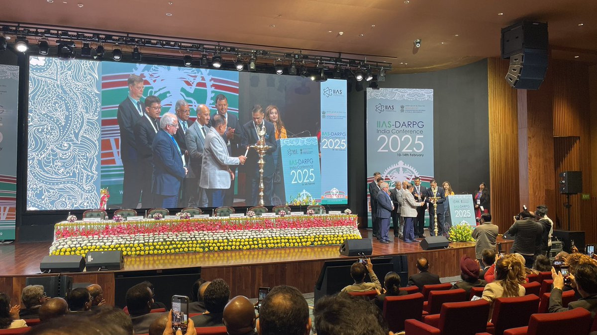 Launch of IIASS-DARPG conference is Delhi.
@PolicyCollege