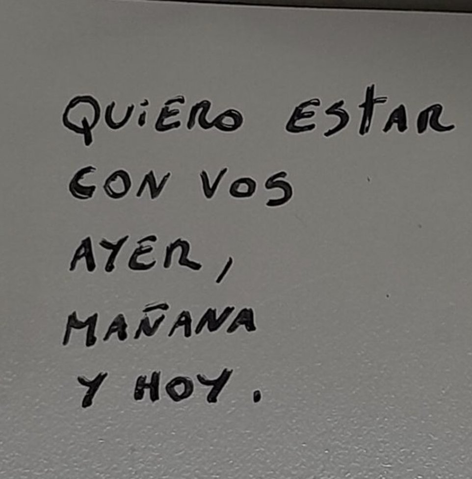 ayer, mañana y hoy.