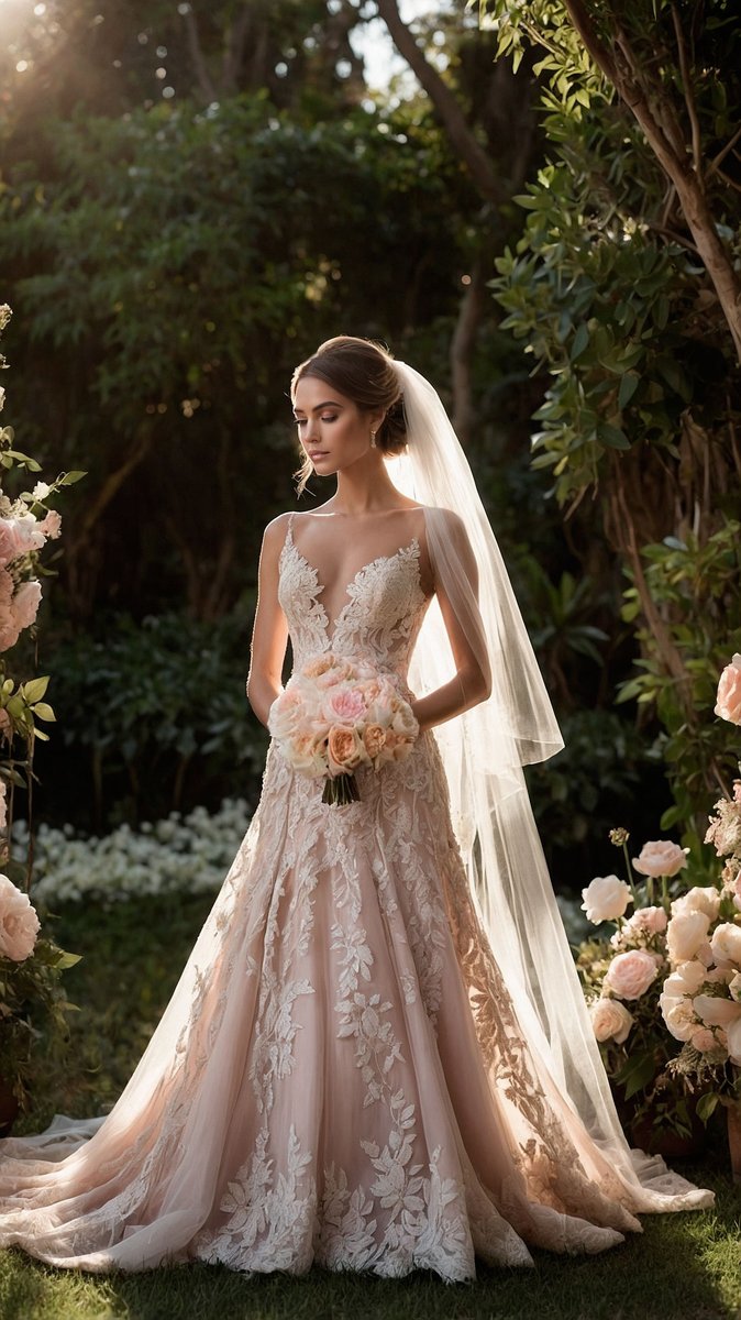Blush Garden Wedding Inspiration: How Emily Created Her Fairytale  in our new article.
topgracia.com/a-dreamy-blush…