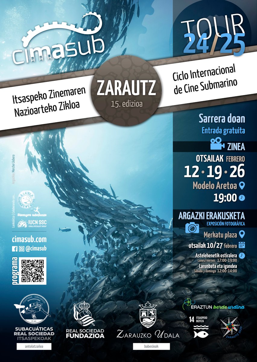 KulturaZarautz (@kulturazarautz) on Twitter photo 🎬 ITSASPEKO ZINEMAREN NAZIOARTEKO ZIKLOA
MODELO ARETOA
📅Otsailak 12, 19 eta 26 ⏰ 19:00
Sarrera doan
<a href="/ZarauzkoUdala/">Zarauzko Udala</a> 🎬 ITSASPEKO ZINEMAREN NAZIOARTEKO ZIKLOA
MODELO ARETOA
📅Otsailak 12, 19 eta 26 ⏰ 19:00
Sarrera doan
<a href="/ZarauzkoUdala/">Zarauzko Udala</a>