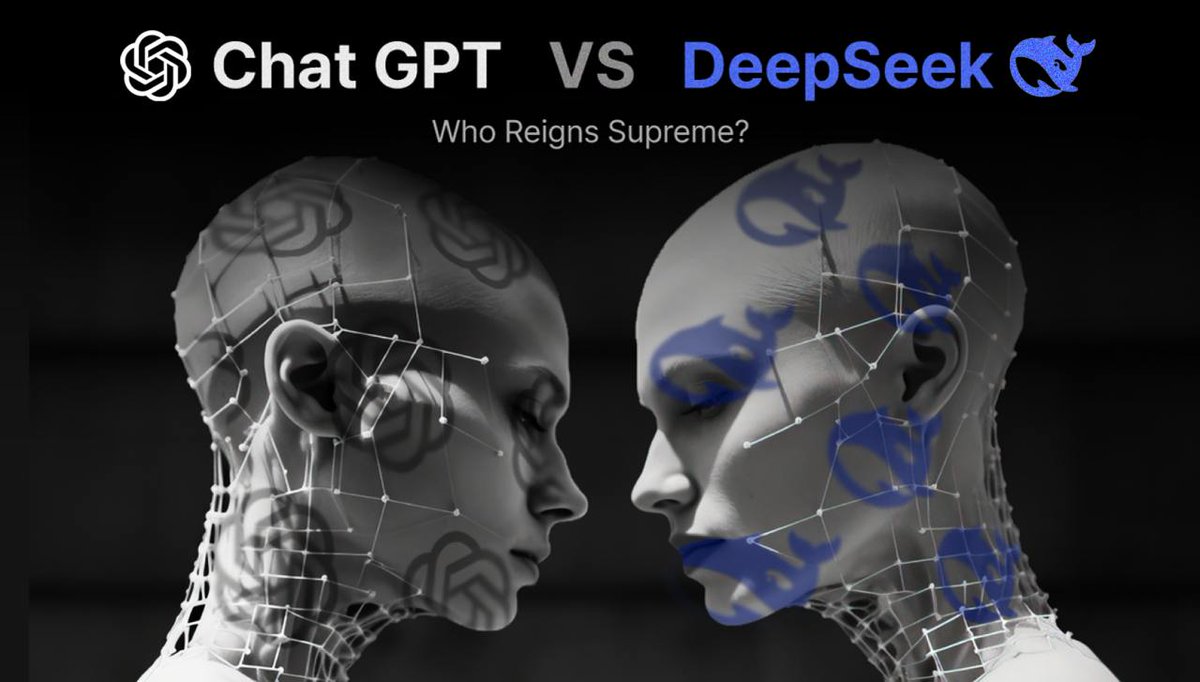 TonamentApp's tweet photo. 📢 New Vote Alert on Tonament! 🚀

🔥 $DEEPSEEK vs $CHATGPT – Which AI is the best? 🏆

Cast your vote now and decide the ultimate AI champion! ⚡

🔹 Who will take the lead?
🔹 Your vote matters!

Vote now on the Tonament Mini App 🗳️👇
👉 https://t.co/fT11Er4bLR

#Tonament #AI #DeepSeek #ChatGPT #Crypto #VoteNow #ElonMusk