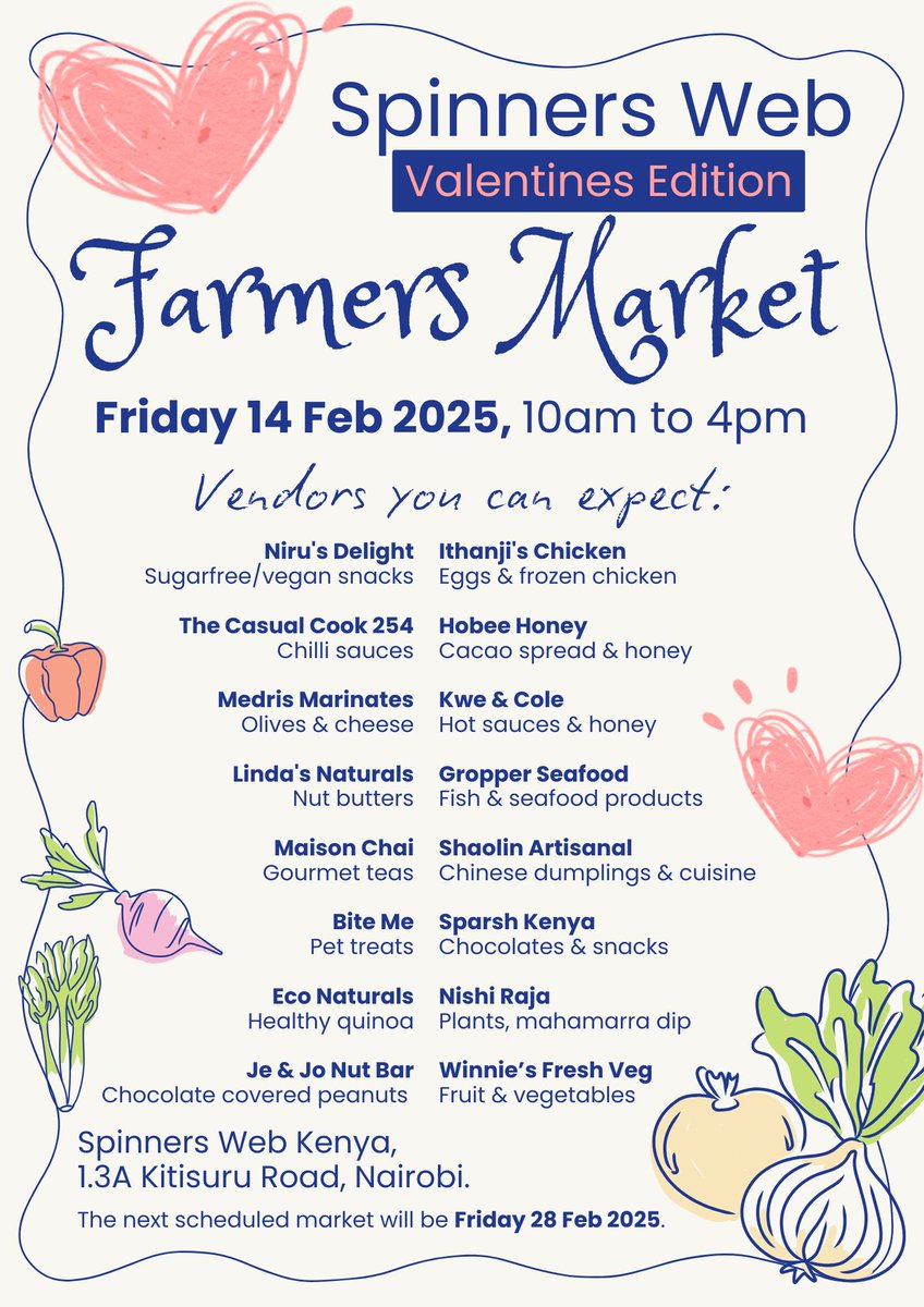 Single or coupled, Spinners Web Valentine’s Market has love for all! 💕 Swing by, pick up Maison Chai’s artisanal teas, and treat yourself (or your boo) to something special. 🫖✨ #ValentinesDay