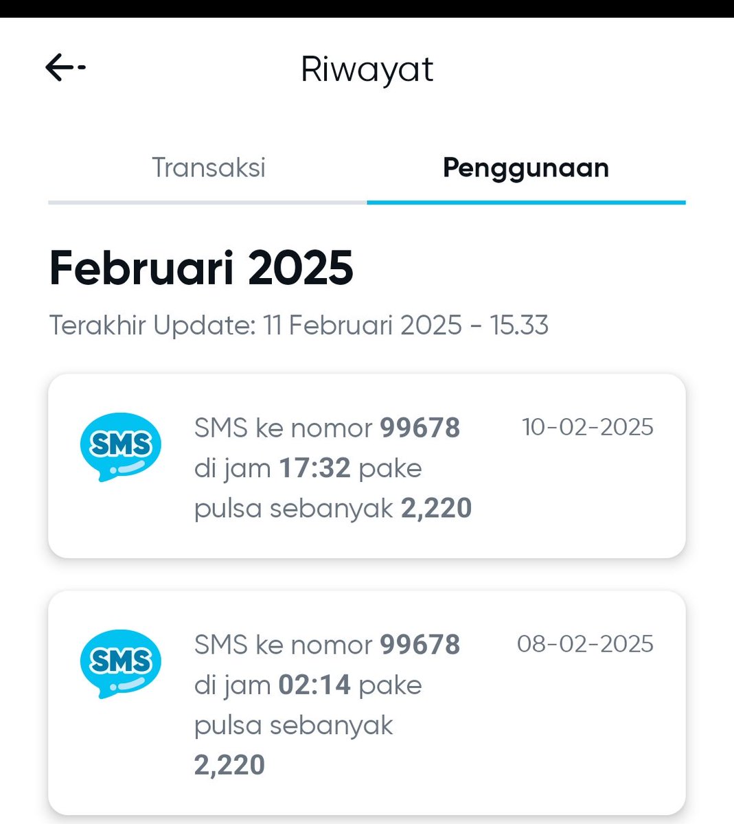 _MELULU's tweet photo. @byu_id @Telkomsel @byu_id Pagi min, beberapa hari ini saya selalu menerima sms dr no 99678 yang menyedot pulsa sebesar 2200 per sekali transaksi nya. Mohon bagaimana cara block &amp; menghentikan sms tersebut. https://t.co/Z0HpVxksWC