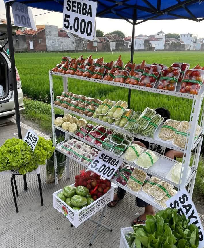 Sekarang Kehidupan di Desa sudah seperti di Luar Negri
Sayur sudah di Lebeli Fresh Vegetable
Packingan nya pun Rapi bersih.
Petani naik kelas