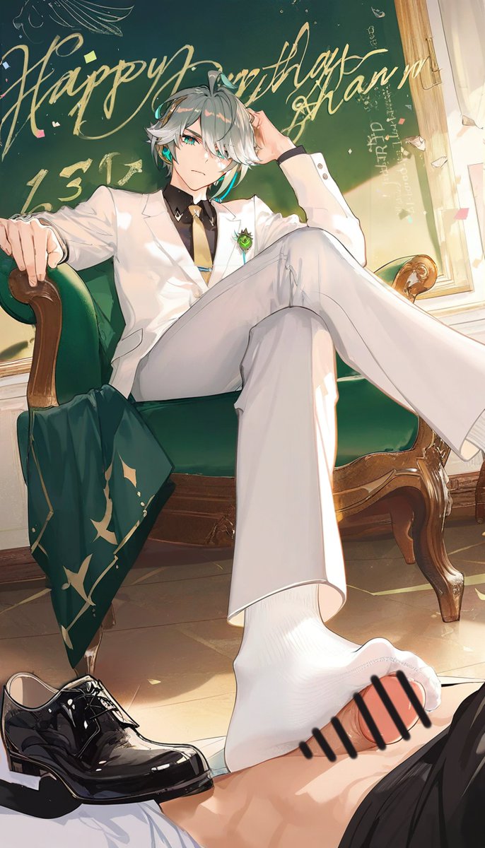 艾尔海森生日贺图-里版
“嗯，不过我可没有让你把心思画在记住我生日这件事上，既然如此，就给你一些既可以当做惩罚又可以当做奖励的事吧。”