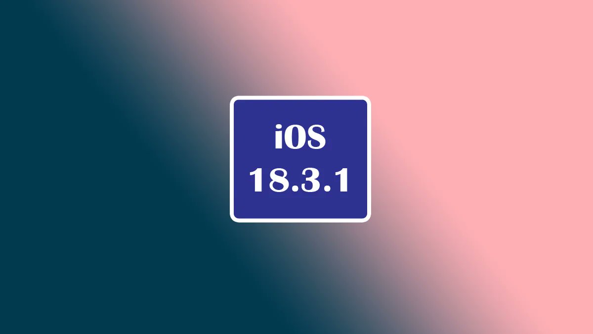 TechoWise's tweet photo. iOS 18.3.1 &amp; iPadOS 18.3.1 Update: Bug Fixes, Security Patches &amp; Should You Upgrade?
https://t.co/AXd9f9pU7O
#iOS18 #iPadOS18 #AppleUpdate #TechNews #iPhoneUpdate https://t.co/u08C4E198Y