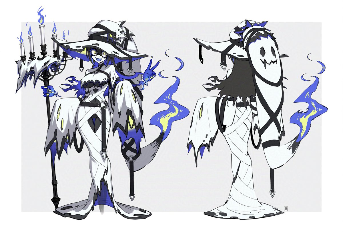 「#刺さる人に届け一次創作祭り ゴシックホラーをテーマにしたキャラクター達です 」|黒井ススム▼人間不信アニメ放送中！！！のイラスト