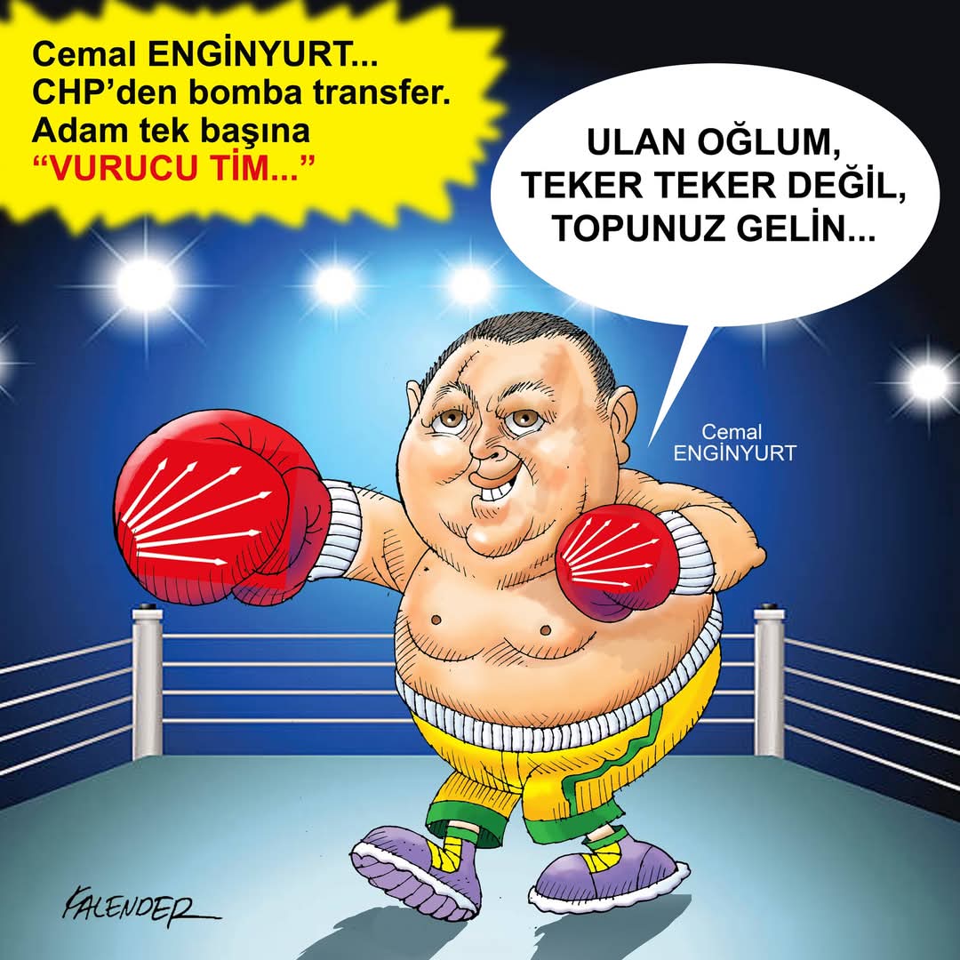 Demokrat, Özgür ve Cesur karikatürüst Öznur Kalender'e bu güzel çizimi ve güzel değerlendirmesi için çok teşekkür ediyorum.