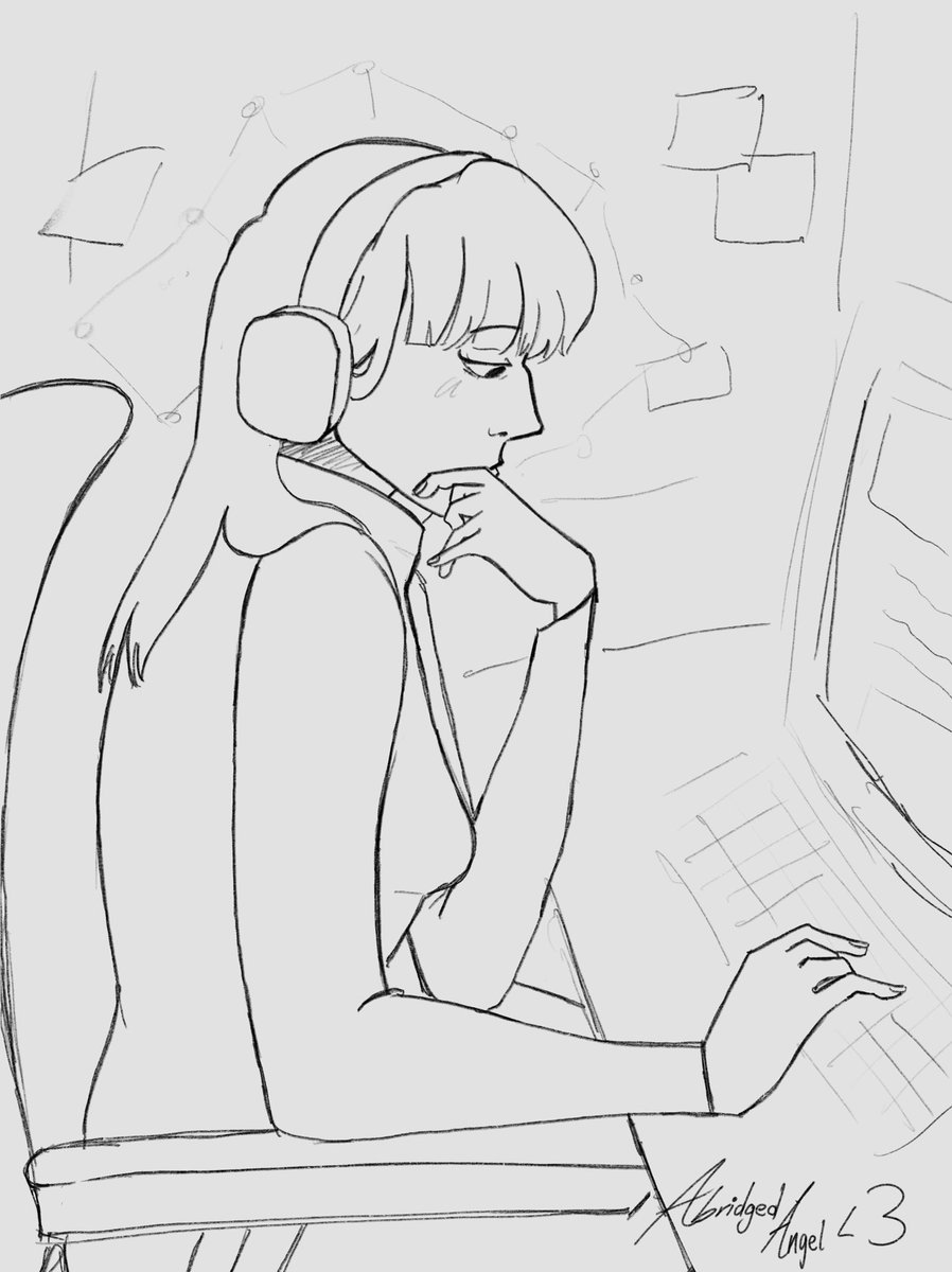 AbridgedAngel's tweet image. Gwen is listening to Good Luck, Babe! and thinking about Alice…

#tmp #tmagp #gwenbouchard #dyhard #gwenalice