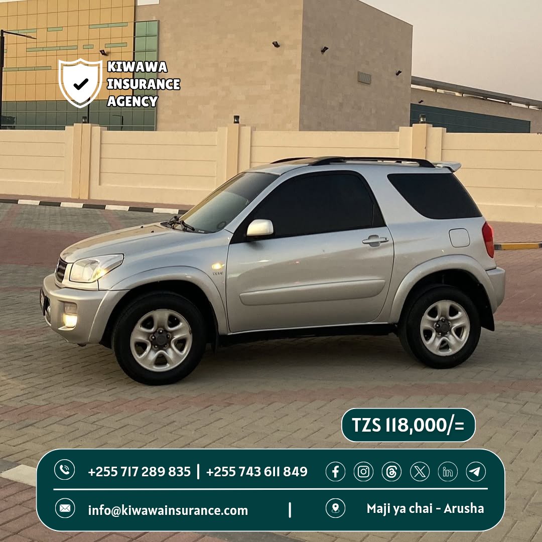 KiwawaInsurance's tweet photo. Bima ndogo ya gari la matumizi binafsi inaanzia Tsh 118,000/= kwa mwaka. Ofisi zetu ziko wazi Jumatatu hadi Jumamosi. Kwa siku ya Jumapili,  huduma zetu zinapatikana kwa njia ya mtandao. Karibu sana Kiwawa Insurance. https://t.co/x4mFwX1lyq