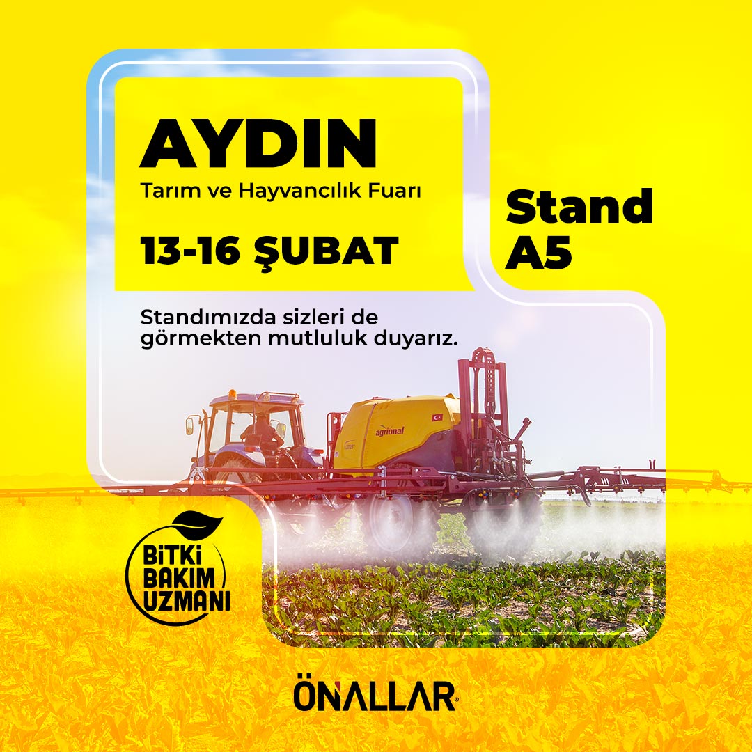 Bitki bakım ve koruma alanındaki en yeni ve etkili çözümlerimizle Aydın Tarım Fuarı’ndayız! Tarımsal verimliliği artıran yenilikçi ürünlerimizi keşfetmek için standımıza bekliyoruz.

📆 13-16 Şbt 2025
👉 Stand A5

#önallar #mahsülünüKoru #bitkiBakımUzmanı #holder #aydıntarımfuarı
