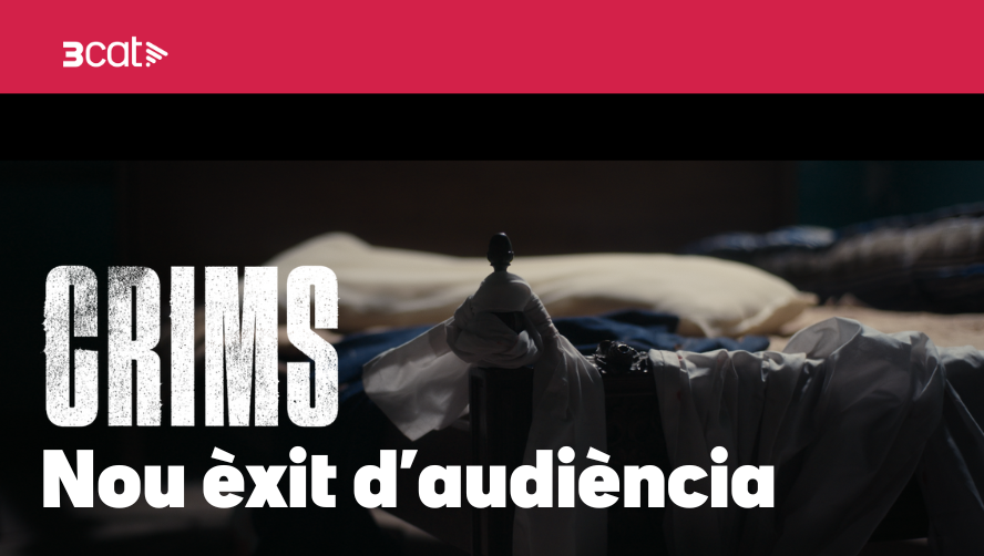 AUDIÈNCIES | El capítol de "Crims" bat un nou rècord d'audiència

💥 "Angelet" el més vist del dia . Rècord de la temporada amb 505.000 espectadors d'audiència mitjana i 23,7% de quota
 
🖥️ A la plataforma 3Cat és el programa més vist del dia en directe i a la carta

📻 "Crims" a