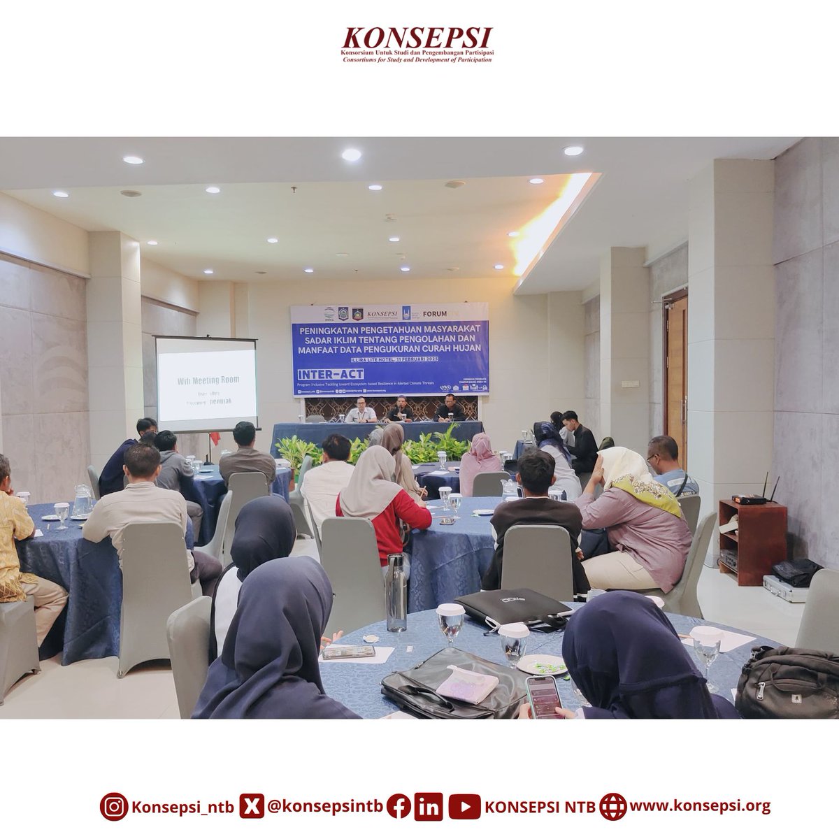konsepsintb's tweet image. 🔹 Goals:
✅ Enhance farmers’ skills in data processing
✅ Sustain rainfall measurement until 2025
✅ Validate data accuracy with BMKG
💧 More accurate data = better agricultural decisions &amp;amp; higher resilience!
#ClimateResilience #ResilientFarmers #RainfallData #MSI #INTERACT
