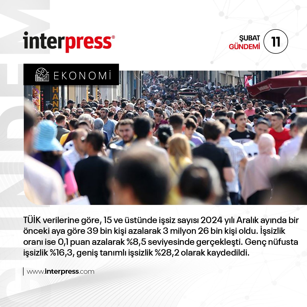 Interpress1940's tweet photo. Interpress ile Türkiye'nin gündemine dair tüm ayrıntılardan haberdar olun. ☑️

🗓️ 11 Şubat 2025

#Interpress #TürkiyeninHafızası #TürkiyeninGündemi