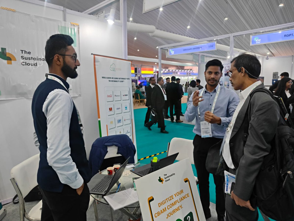 We’re at the  <a href="/IndiaEnergyWeek/">IndiaEnergyWeek</a> 2025!

We are set to brainstorm with industry experts, climate enthusiasts, innovators, and changemakers to envision the future of sustainable energy.

#TheSustainabilityCloud #IndiaEnergyWeek2025 <a href="/fipiind/">FIPI</a> <a href="/dmgeventsglobal/">dmgevents</a> <a href="/PetroleumMin/">Ministry of Petroleum and Natural Gas #MoPNG</a>