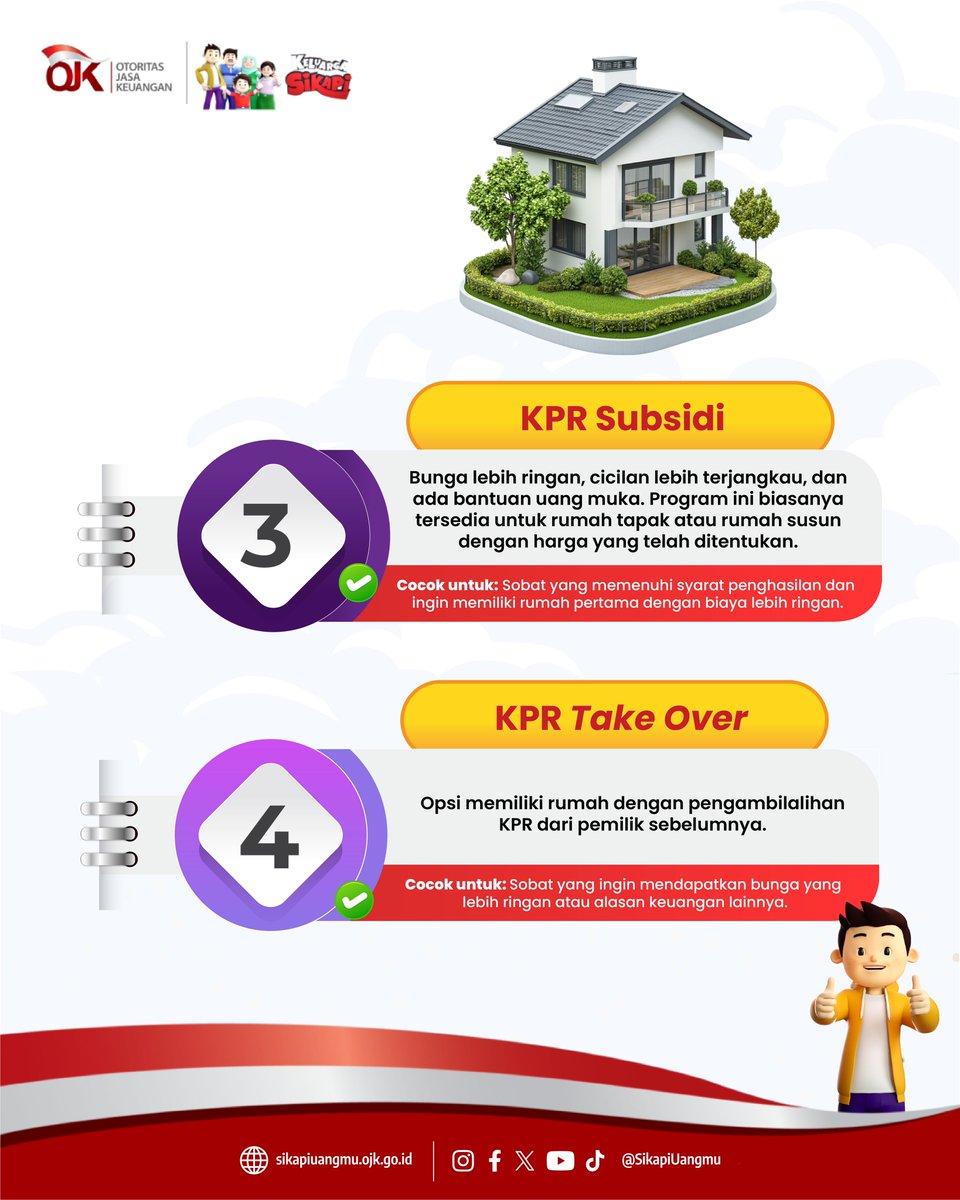 sikapiuangmu's tweet photo. Sobat bisa memilih skema yang paling sesuai dengan kebutuhan dan kondisi finansial. Simak konten di bawah!

#sikapiuangmu #pinjaman #kredit #kreditkepemilikanrumah #kpr #cicilkpr #cicilankpr #tipskeuangan #tipspinjaman #tipskredit #tipskpr

(2/2) https://t.co/8p4qfHyjNZ