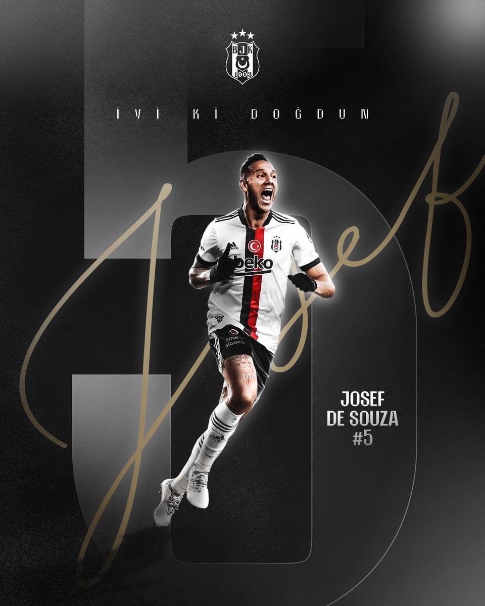 Bugün, 2020-2021 sezonu şampiyonluğumuzda büyük emekleri olan unutulmaz futbolcularımızdan Josef de Souza’nın doğum günü. ⭐

İyi ki doğdun Josef, mutlu yıllar 🎂