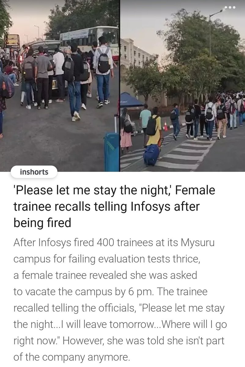 logicalgabbar's tweet image. They can&apos;t let her stay for one day but they will charge the government for 1 year training.

Well played #NarayanMurthy  #Infosys