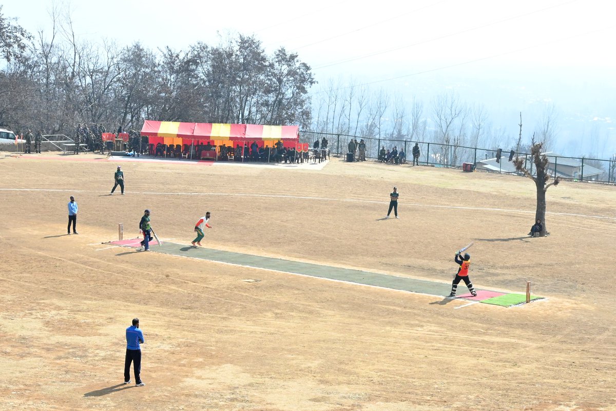 Today, on 11th Feb 2025, the opening ceremony of Super 8 League Cricket Tournament was organised by 13 Bn SSB at Dignibal, Ganderbal (J&amp;K). A total of 12 teams are participating in the tournament spanning over a week.