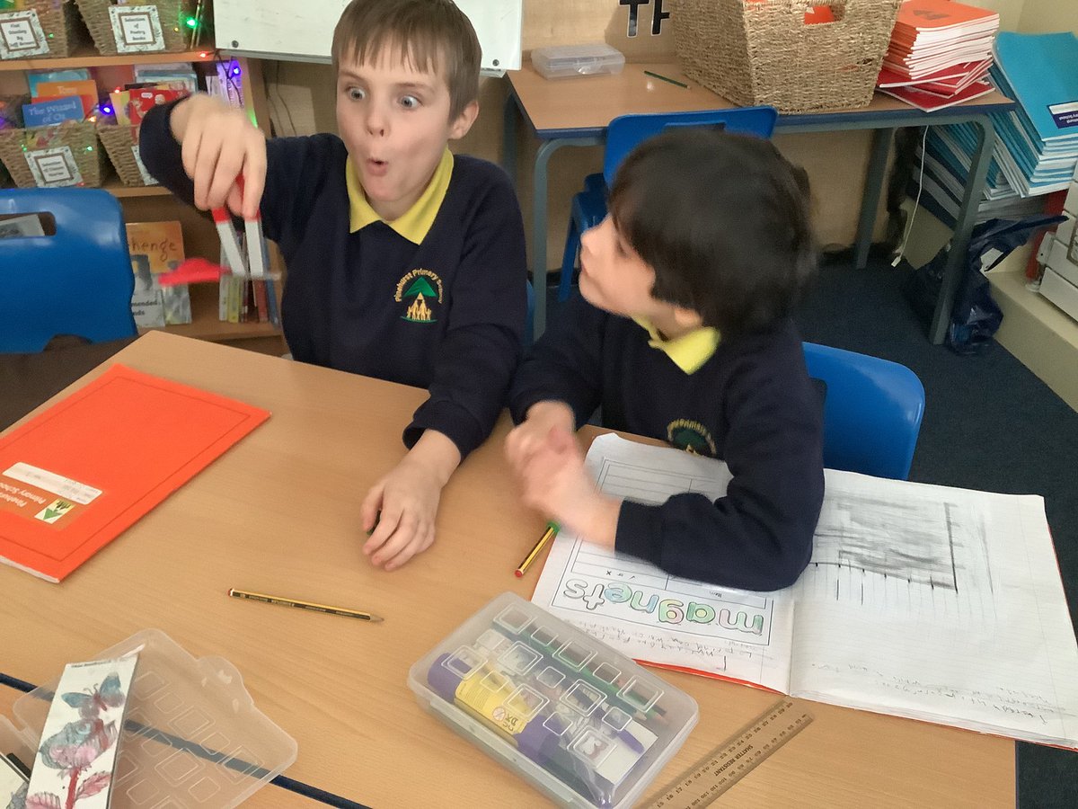 Y3HazelClass's tweet photo. 🧲 Testing to identify objects that are magnetic or non-magnetic in #PinehurstScience 🧲
🌲@PinehurstP #ExperienceExcelEnjoy🌲 https://t.co/eCKOQgIFD6