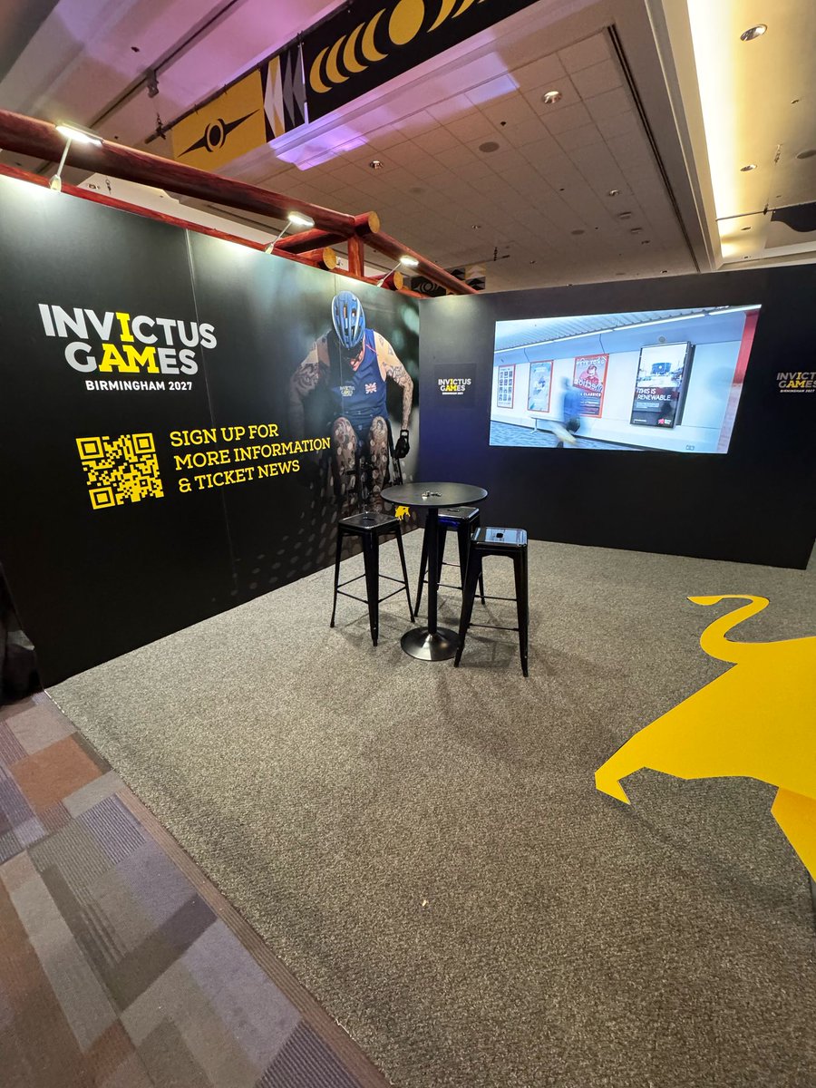 Birmingham2027's tweet image. Get ready for Invictus Games 2027! 🌟 Visit our booth in Invictus Village to meet the team &amp;amp; explore the exciting details. Learn about our vision to showcase the next generation of competitors on their recovery journey &amp;amp; celebrate vibrant Birmingham! 🇬🇧 #IG25 #IG27