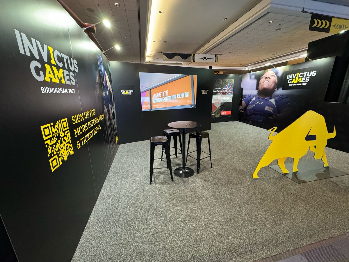 Birmingham2027's tweet image. Get ready for Invictus Games 2027! 🌟 Visit our booth in Invictus Village to meet the team &amp;amp; explore the exciting details. Learn about our vision to showcase the next generation of competitors on their recovery journey &amp;amp; celebrate vibrant Birmingham! 🇬🇧 #IG25 #IG27