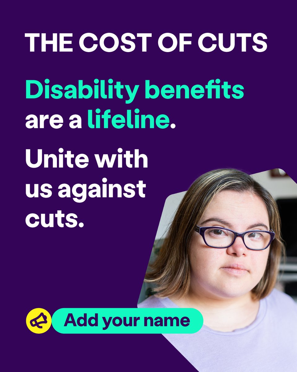 After years of rising costs, disabled people are already on the brink.

Almost half of families in poverty include someone who is disabled.

Cuts to disability benefits would be catastrophic.

It’s time to act
➡️campaigns.scope.org.uk/page/165719/pe…