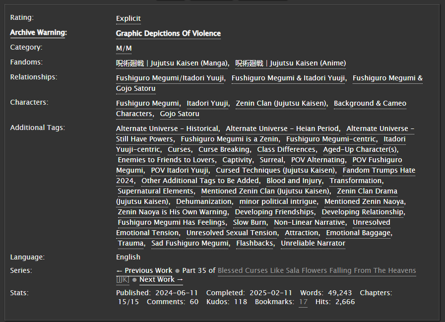 _theinstinct's tweet photo. Final chapter of Beastly Shapes is up! This is the epilogue and it bumped the rating up to E🐺❤️🔥🐯
49K, Heian AU
Class difference, clan politics, curse-breaking, they save each other, supernatural
Links below ⏬
#fsit #fushiita #伏虎 https://t.co/yuBFz1MUcZ
