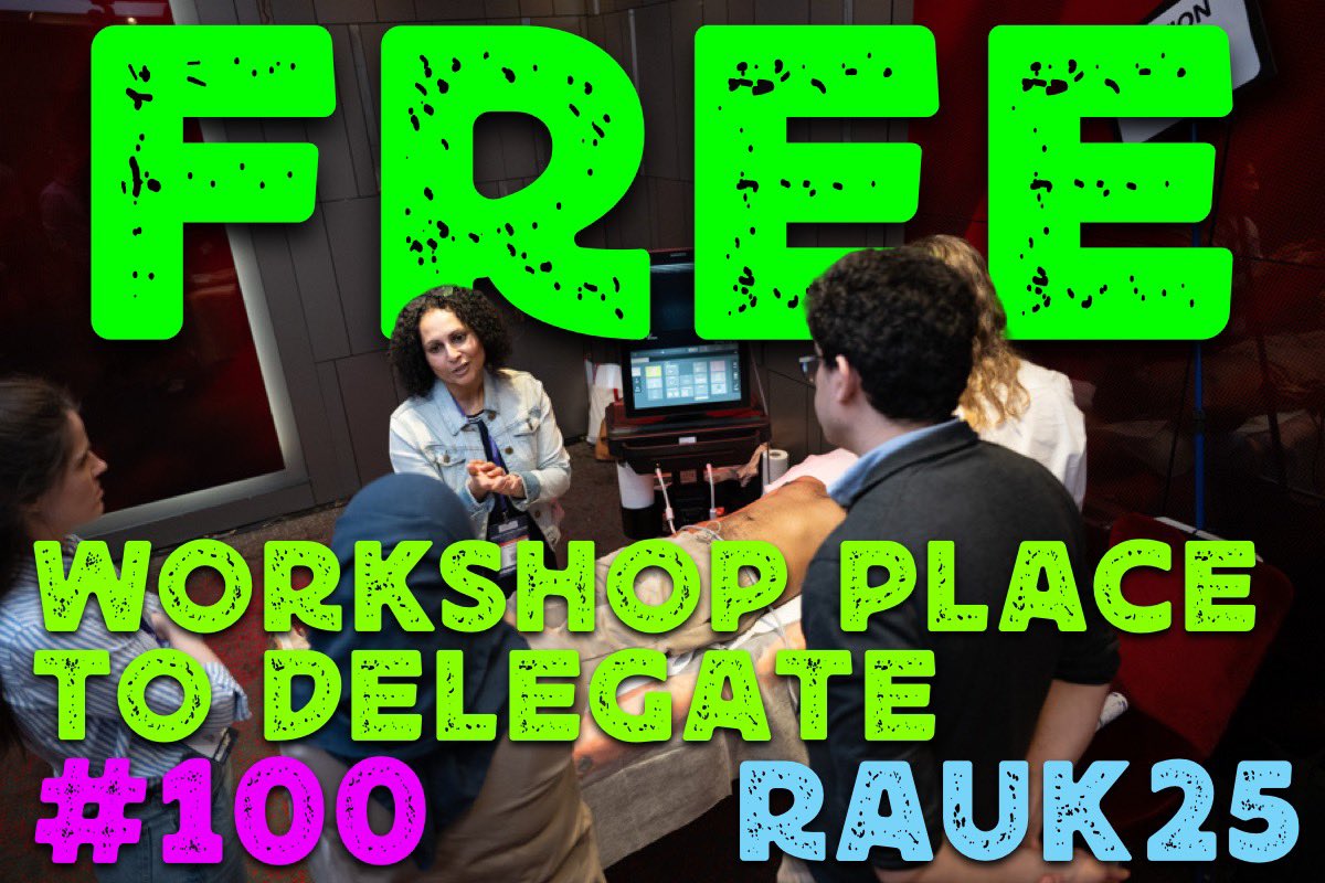RA-UK (@regionalanaesuk) on Twitter photo Weโre excited to announce that #RAUK25 tickets are selling fast to doctors across the UK & the rest of the world!
To celebrate we are giving away a FREE workshop place to ๐๐ฒ๐น๐ฒ๐ด๐ฎ๐๐ฒ #๐ญ๐ฌ๐ฌ
Book today and grab that spot!
โณEarly bird closes soon
โก๏ธRa-ukmeetings.com Weโre excited to announce that #RAUK25 tickets are selling fast to doctors across the UK & the rest of the world!
To celebrate we are giving away a FREE workshop place to ๐๐ฒ๐น๐ฒ๐ด๐ฎ๐๐ฒ #๐ญ๐ฌ๐ฌ
Book today and grab that spot!
โณEarly bird closes soon
โก๏ธRa-ukmeetings.com