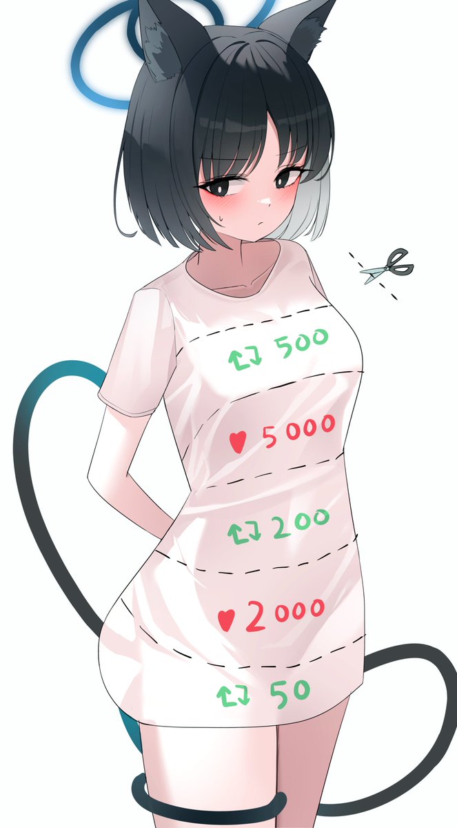 sk050406's tweet photo. #ブルアカ
🐈‍⬛👕✂️ https://t.co/qqgsMLwnJJ
