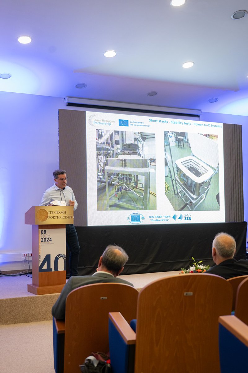 📅On November 8, 2025, Dr. Dimitrios Niakolas from FORTH, attended a seminar as part of the 40th Anniversary Celebration Event of the Institute of Chemical Engineering Sciences (ICE-HT) in Patras, Greece.
For more : linkedin.com/company/908741…
#FORTH #SustainableEnergy