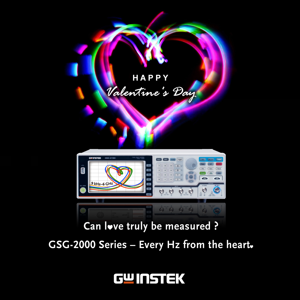 Love isn’t just words—it’s a frequency from the heart. ❤️💓 Like a perfect signal, true connections come from harmony and understanding. Wishing you a Valentine’s Day filled with love and joy!

#GWInstek #GWInstek50Years #HappyValentinesDay