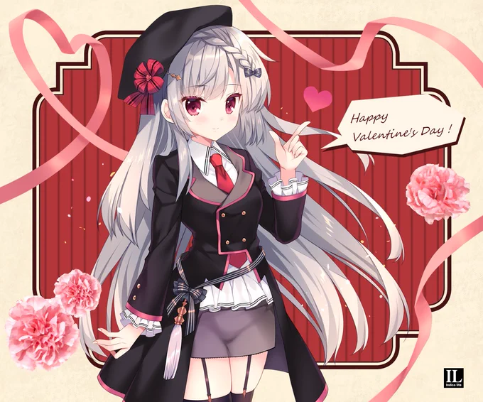 ハッピーバレンタイン!#バレンタイン2025 #valentinesday2025#オリジナルイラスト 