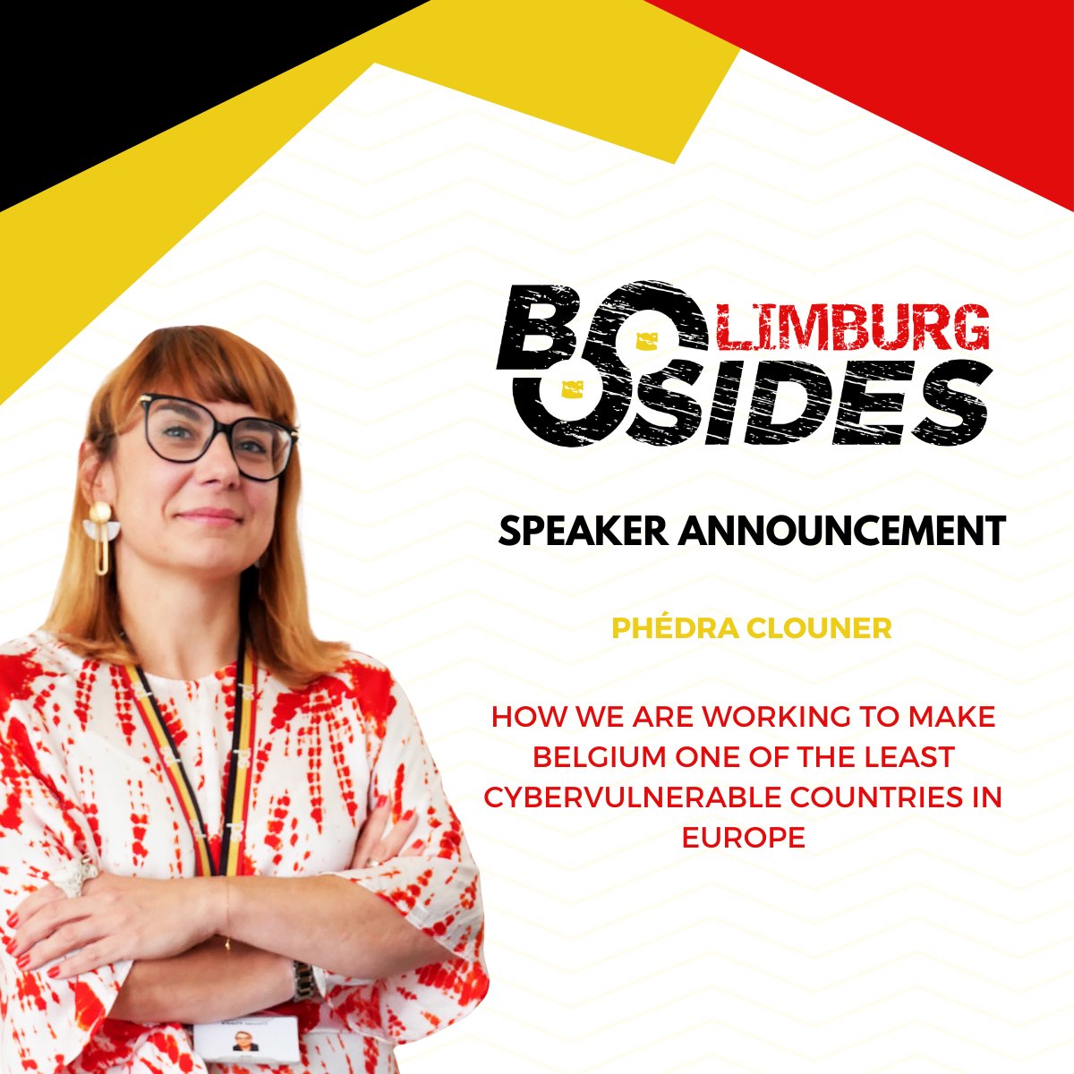 🔥 Speaker announcement: <a href="/ClounerPhedra/">Phedra Clouner</a> will take the stage to share insights into how the <a href="/CCBbelgium/">Centre for Cybersecurity Belgium</a>  is actively working to strengthen the country's cyber resilience.

🎟️ More info &amp; Tickets: bsides-limburg.be/2025-edition/t…

#CCB #BSides #Limburg #Cybersecurity #BSidesLimburg