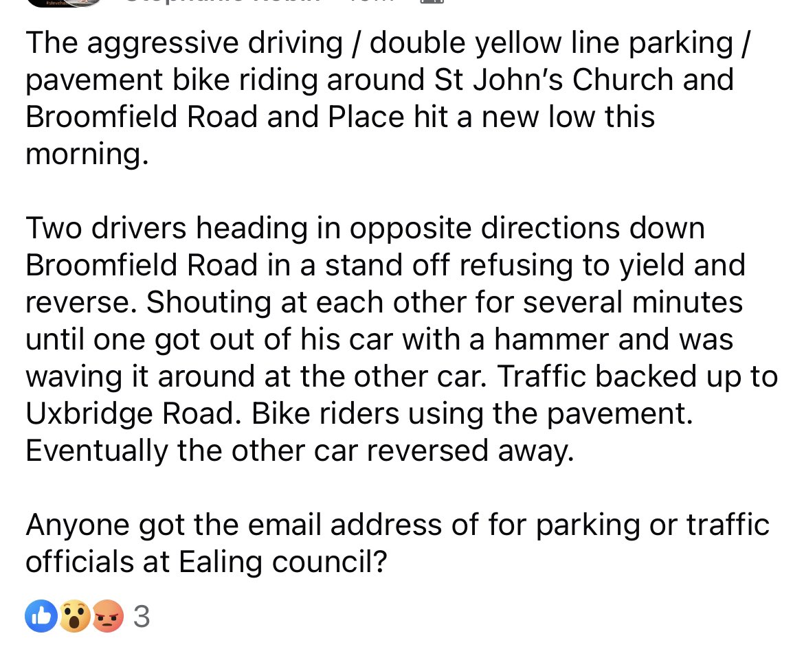 Rat Runs of West Ealing (@ratrunswealing) on Twitter photo Welcome to Ealing where car is king <a href="/_petermason/">Peter Mason</a> <a href="/P_DriscollW5W13/">Cllr Paul Driscoll</a> <a href="/deirdrecostigan/">Deirdre Costigan MP</a> <a href="/RuthCadbury/">Ruth Cadbury</a> <a href="/MayorofLondon/">Mayor of London, Sadiq Khan</a> Welcome to Ealing where car is king <a href="/_petermason/">Peter Mason</a> <a href="/P_DriscollW5W13/">Cllr Paul Driscoll</a> <a href="/deirdrecostigan/">Deirdre Costigan MP</a> <a href="/RuthCadbury/">Ruth Cadbury</a> <a href="/MayorofLondon/">Mayor of London, Sadiq Khan</a>