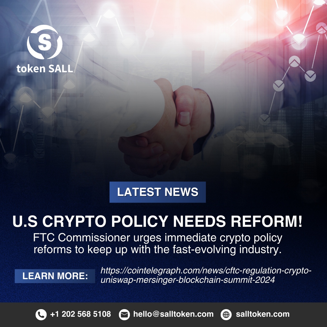 SALLtoken's tweet image. The U.S. crypto landscape is at a crossroads!  

With the need for urgent policy reform, how will new regulations shape the future of the industry? 🚀 

Stay ahead as changes are on the horizon that could redefine the crypto space. 💡