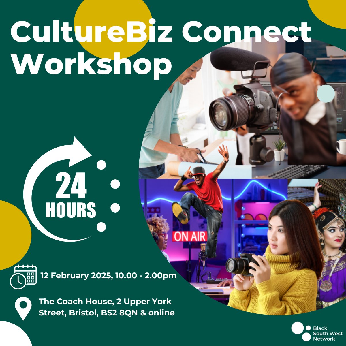 Today is your last chance to join the final workshop to help co-create a cultural &amp; creative sector where Black and Minoritised artists can thrive.v Don’t miss out! Register now: shorturl.at/qxygw