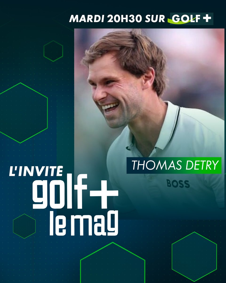 Après son succès historique au <a href="/WMPhoenixOpen/">WM Phoenix Open</a>  🏆, Thomas Detry sera l'invité exceptionnel de Golf+ le Mag ce soir 🤩🇧🇪